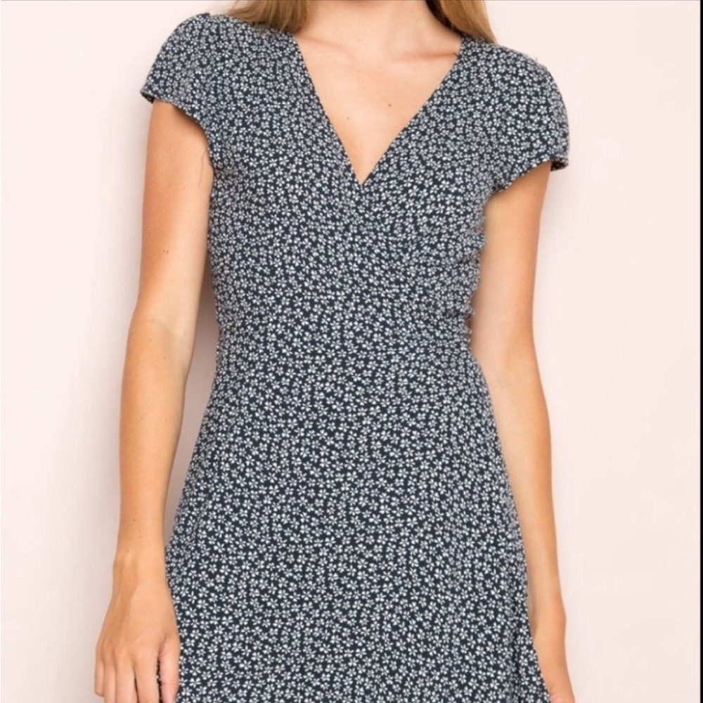 Brandy Melville blue wrap dress